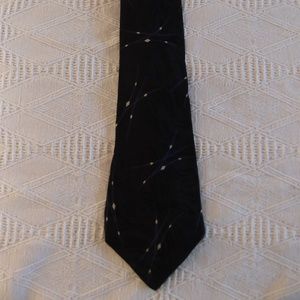 Giorgio Armani Cravate Black Blue White Necktie